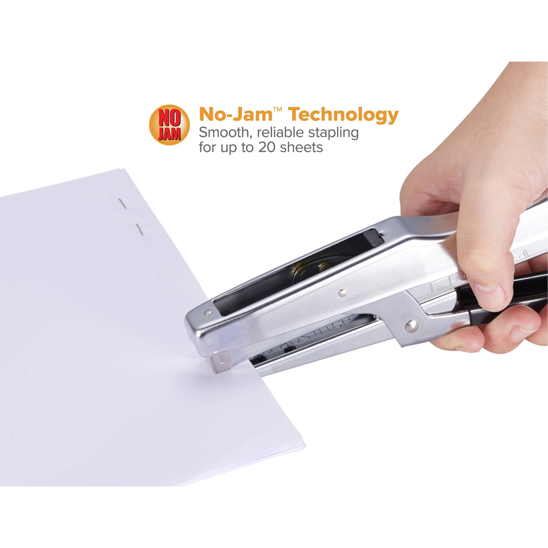 Image of Bostitch® Stapling Plier, Uses SP19-1/4" Staples, 20 Sht Cap., Chrome
