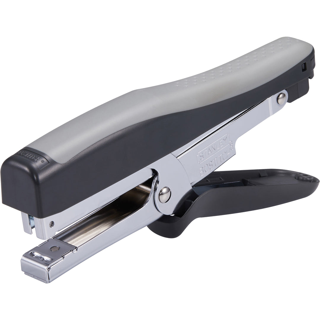 Image of Bostitch® Standard Plier Stapler, 20-Sheet Capacity, 0.25" Staples, 2.5" Throat, Black/gray