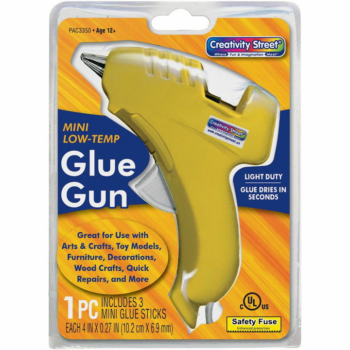 Image of Pacon® Glue Gun, Trigger Style, w/3 Clear Glue Sticks, YW