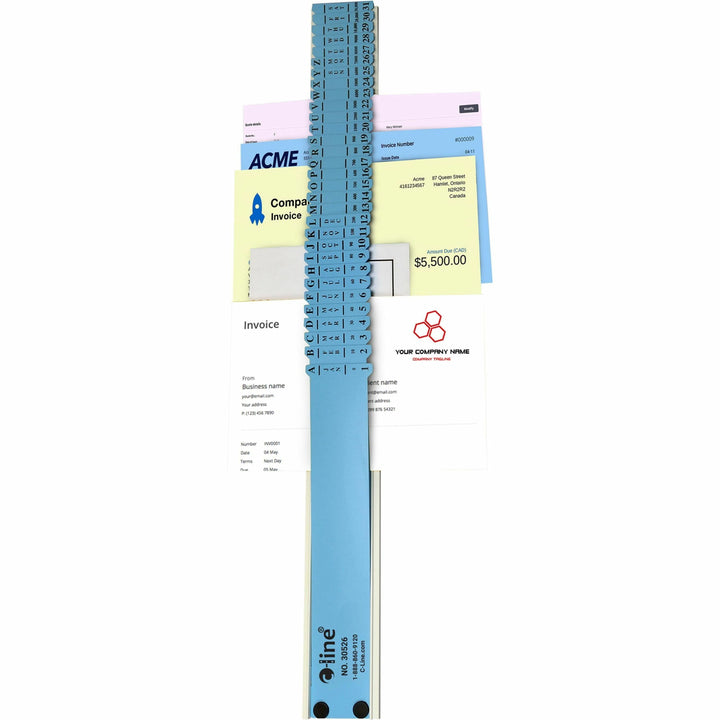 Image of C-Line® Plastic Indexed Sorter, 31 Dividers, Alpha/Numeric/Month/Date/Day Index, Letter Size, Blue Frame