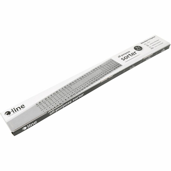 Image of C-Line® Plastic Indexed Sorter, 31 Dividers, Alpha/Numeric/Month/Date/Day Index, Letter Size, Blue Frame