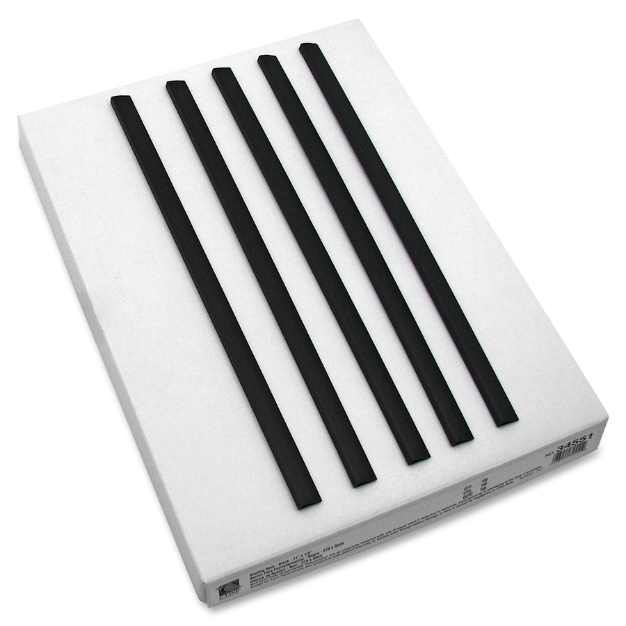 Image of C-Line® Binding Bars, 11"x1/8", 100/BX, Black