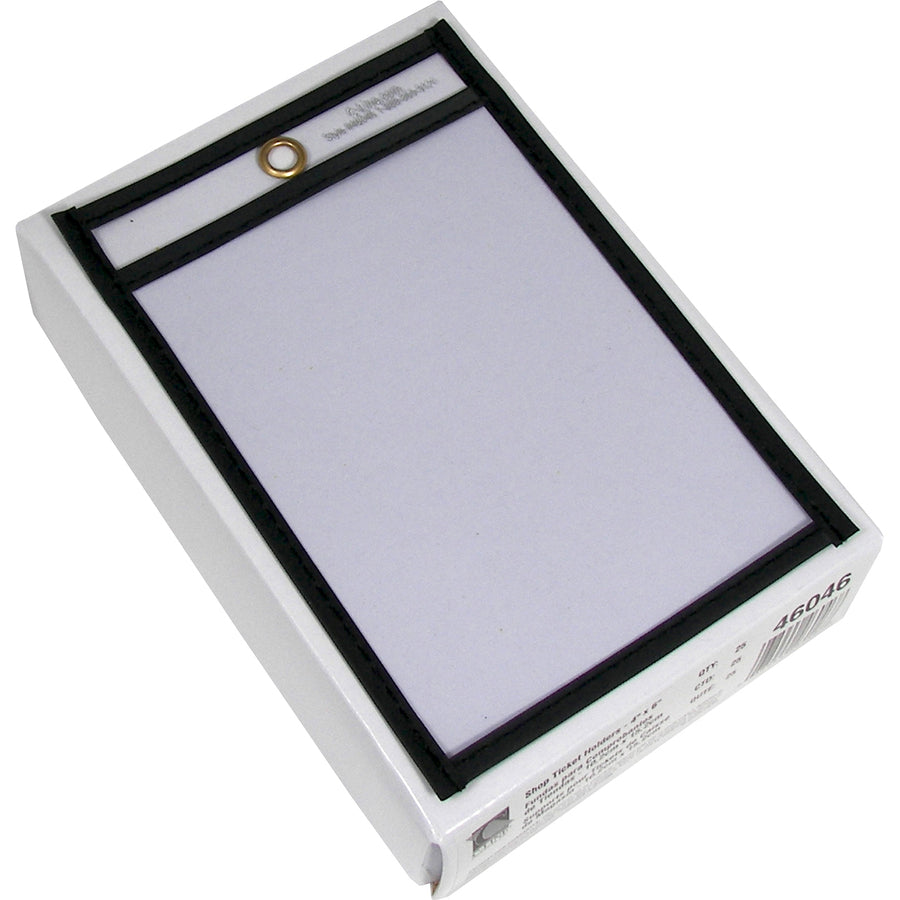 Image of C-Line® Shop Ticket Holder, Stitched, 4"x6", 25/BX, Clear Vinyl