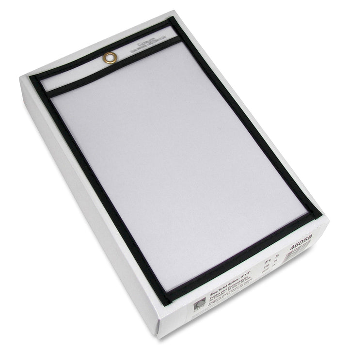 Image of C-Line® Shop Ticket Holders, Stitched, Both Sides Clear, 25 Sheets, 5 X 8, 25/box