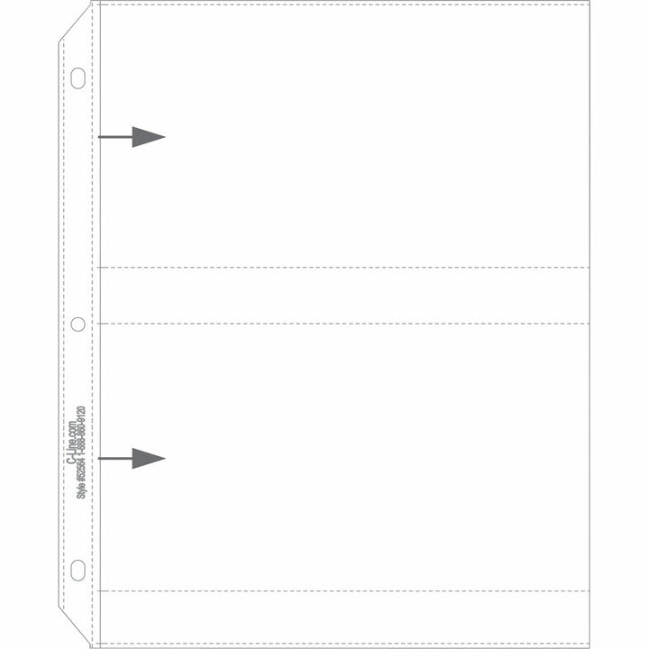 Image of C-Line® Photo Holders, Side Load, Holds 4 Photos, 4"x6", 50/BX, CL