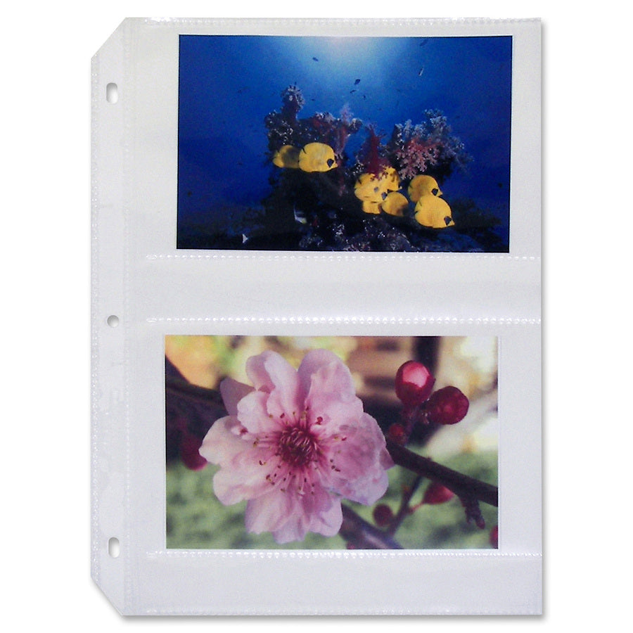 Image of C-Line® Photo Holders, Side Load, Holds 4 Photos, 4"x6", 50/BX, CL