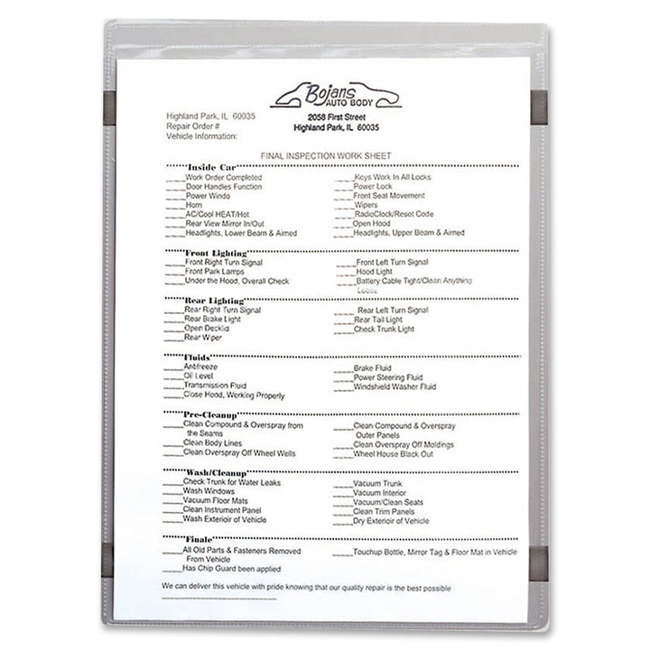 Image of C-Line® Magnetic Shop Ticket Holders, Super Heavyweight, 50 Sheets, 9 x 12, 15/Box