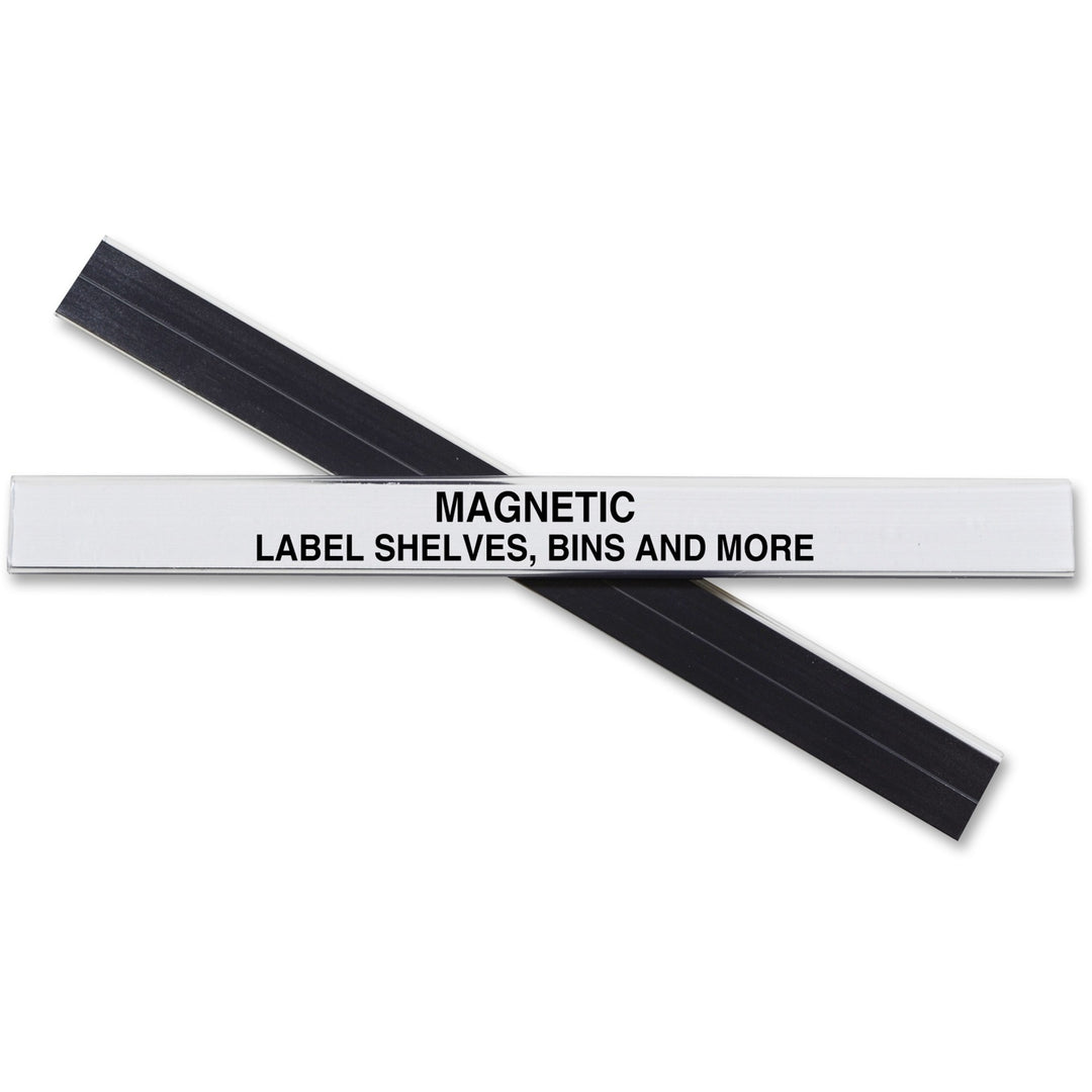 Image of C-Line® HOL-DEX Magnetic Shelf/Bin Label Holders, Side Load, 0.5 x 6, Clear, 10/Box