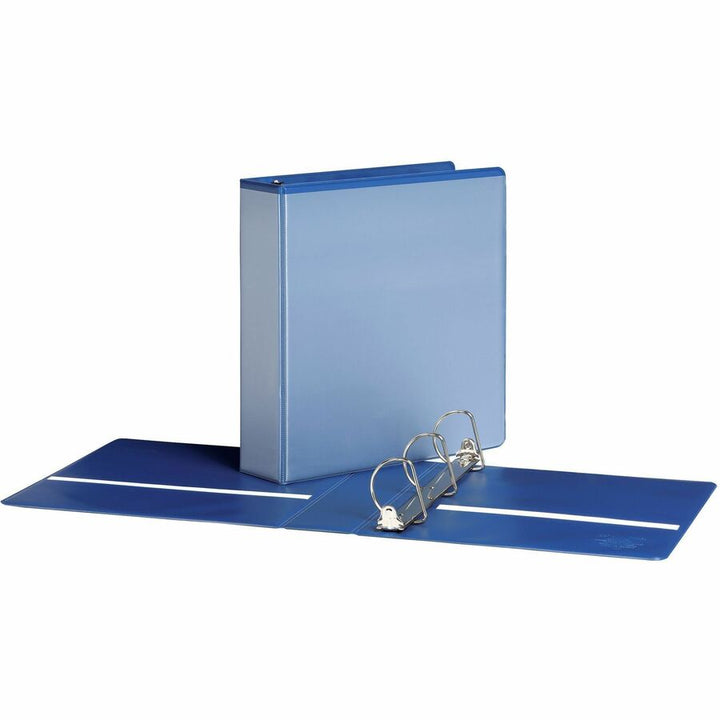 Image of Cardinal® Clearvue Binder, D-Ring, 2" Capacity, 11"x8-1/2", Blue