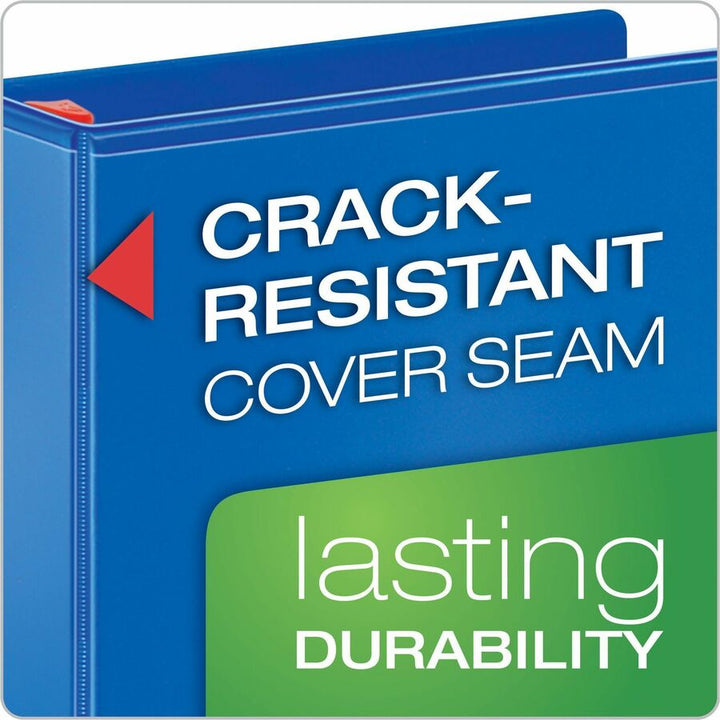 Image of Cardinal® Clearvue Binder, D-Ring, 3" Capacity, 11"x8-1/2", Blue