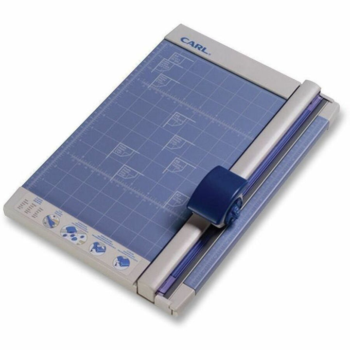 Image of Carl Mfg Rotary Trimmer, 12", 10 Sht Cap.,10-1/4"x12"x3/4", GY