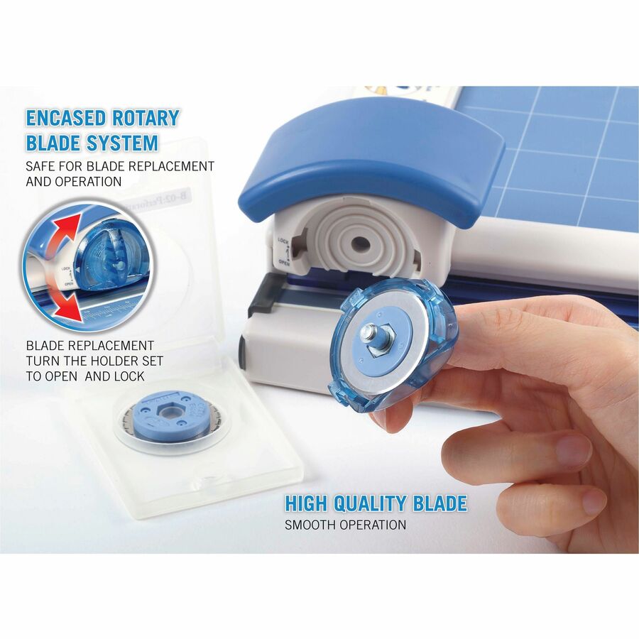 Image of Carl Mfg Rotary Trimmer,18", 10 Sht Cap., 10-1/4"x18"x3/4", GY