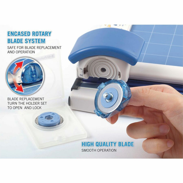 Image of Carl Mfg Rotary Trimmer,18", 10 Sht Cap., 10-1/4"x18"x3/4", GY