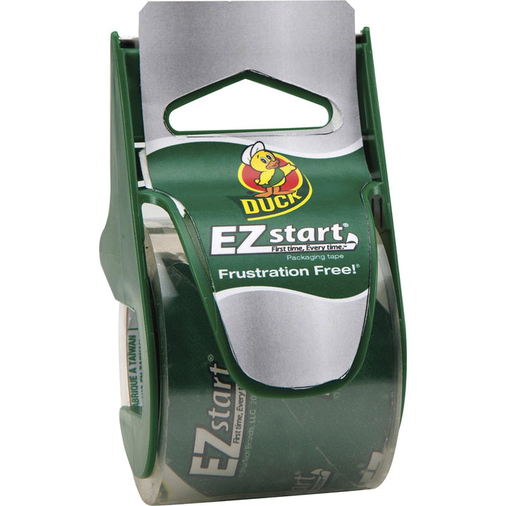 Image of Duck® Ez Start Premium Packaging Tape With Dispenser, 1.5" Core, 1.88" X 22.2 Yds, Clear