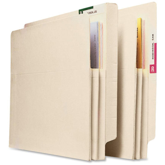 Image of Pendaflex® Convertible File Pockets, 5-1/4" Exp, Letter, 10/BX, Manila