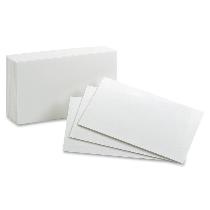 Image of Oxford Index Cards, Ruled, 8 Pt., 85 lb., 4"x6", 100/PK, White