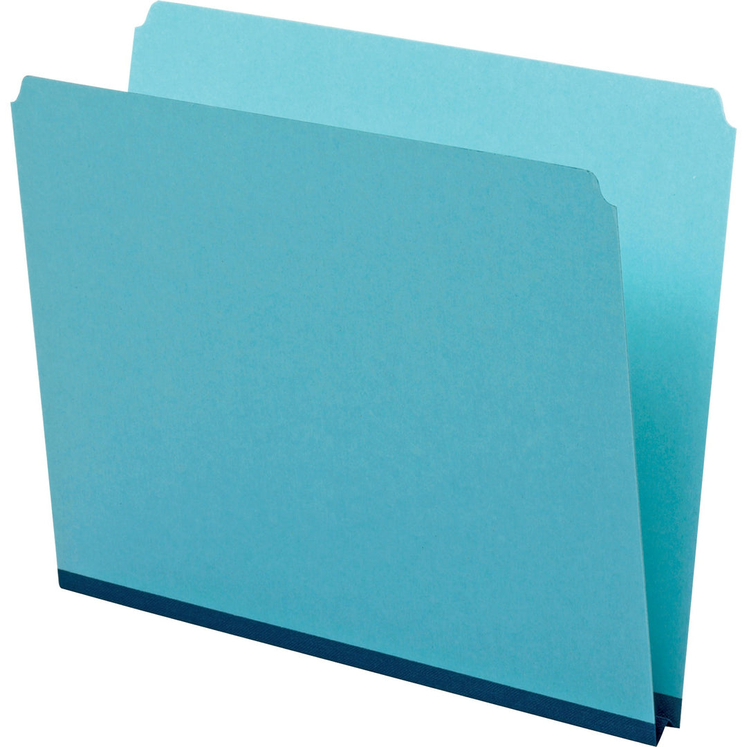 Image of Pendaflex® Pressboard Expanding File Folders, Straight Tabs, Letter Size, 1" Expansion, Blue, 25/Box