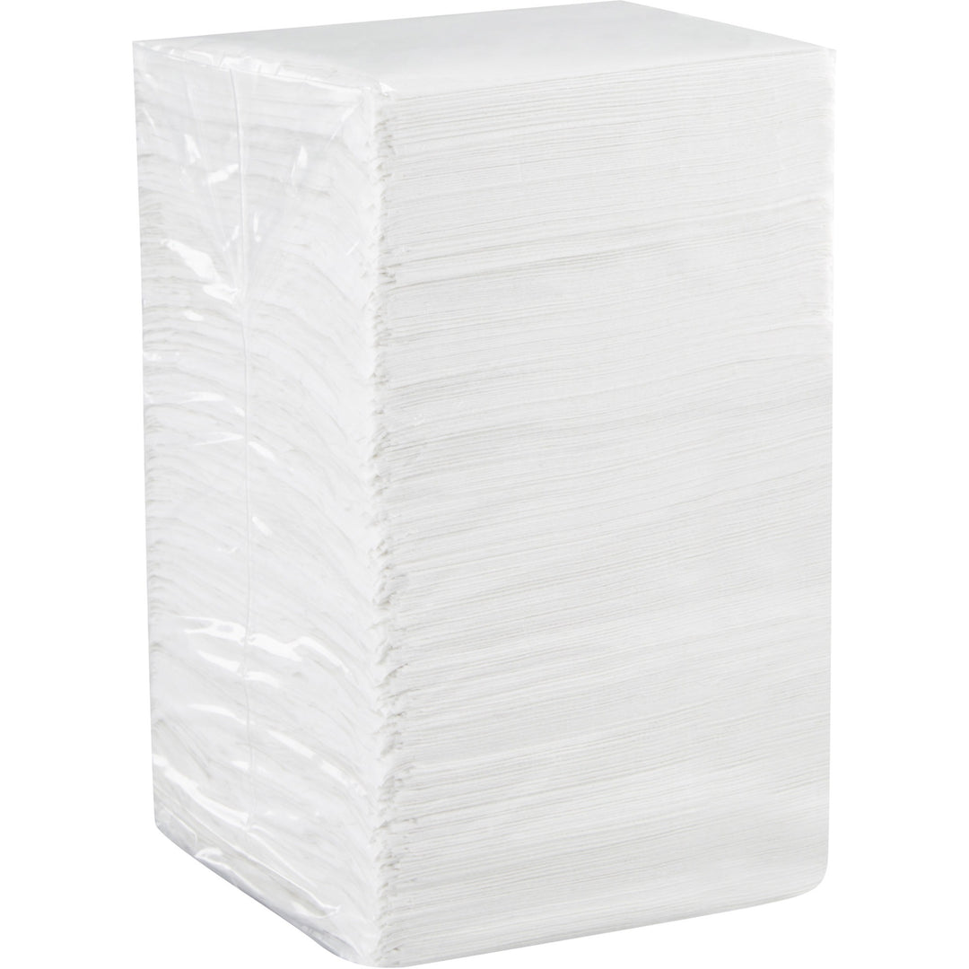 Image of Dixie BevNap 96019 1/4-Fold Beverage Napkin, 1 Ply, 9.50" W x 9.50" Length, White, 500 / Pack