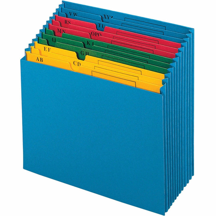 Image of Pendaflex® Desktop Project File, A-Z Format,12 Pockets, Letter, Blue