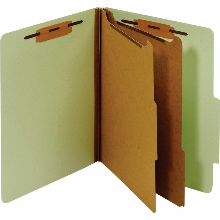 Image of Pendaflex® Classification Folder, 2 Partitions, Letter, Green