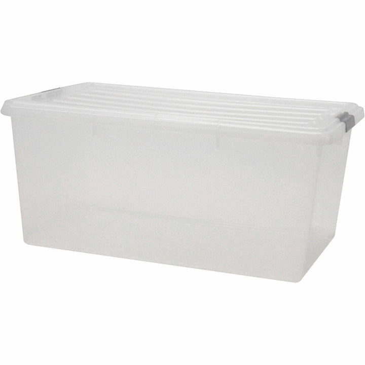 Image of Iris Storage Box W/Lid, 68 Qt, 17-1/4"x26-1/8"x11-3/4", 5/CT, CL