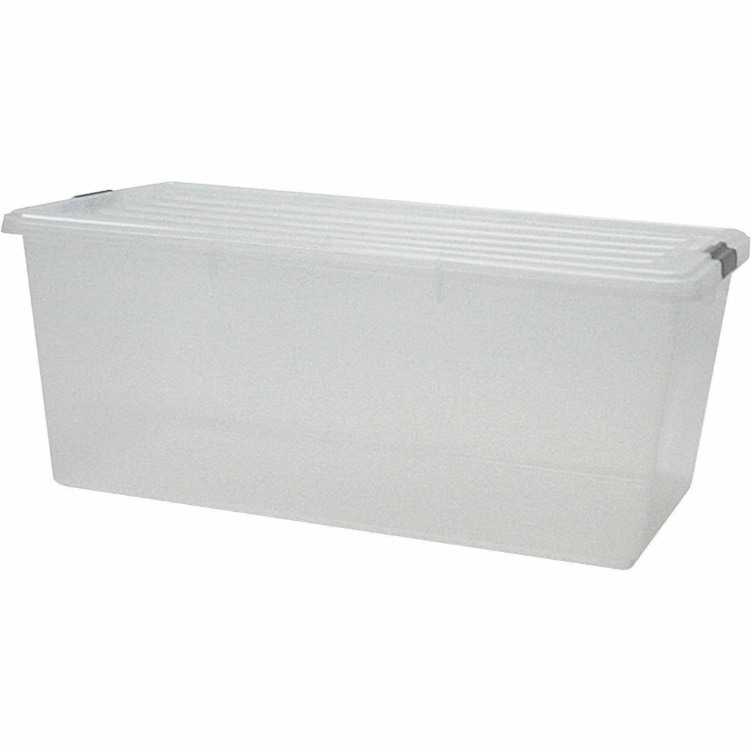 Image of Iris Storage Box W/Lid, 91 Qt, 17-1/4"x31-1/2"x13", 4/CT, CL