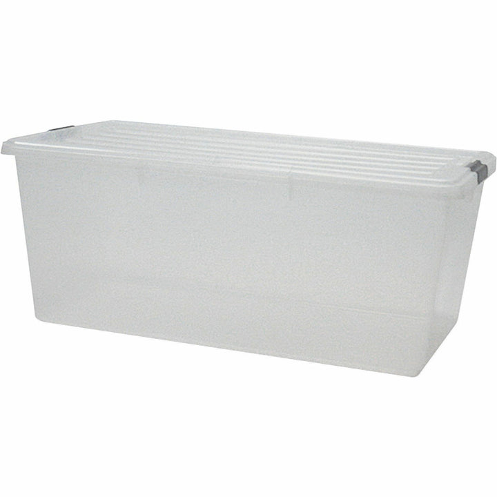 Image of Iris Storage Box W/Lid, 91 Qt, 17-1/4"x31-1/2"x13", 4/CT, CL