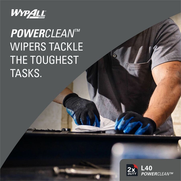 Image of Kimberly-Clark Professional Towels,1/4-Fold,DRC,L40,Multipurp,12-1/2"x12", 56/PK,18PK/CT