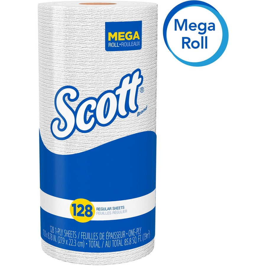 Image of Kimberly-Clark Professional Towel Rolls, Perforated, 11"x8-7/8", 128 Sht/RL, 20RL/CT, WE