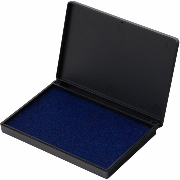 Image of Charles Leonard® Foam Ink Pad, 2-3/4" x 4-1/4", Nontoxic, Reinkable, Blue