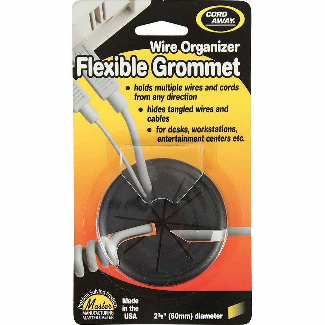 Image of Master Caster® Flexible Grommet, 2-3/8" Diameter, Black