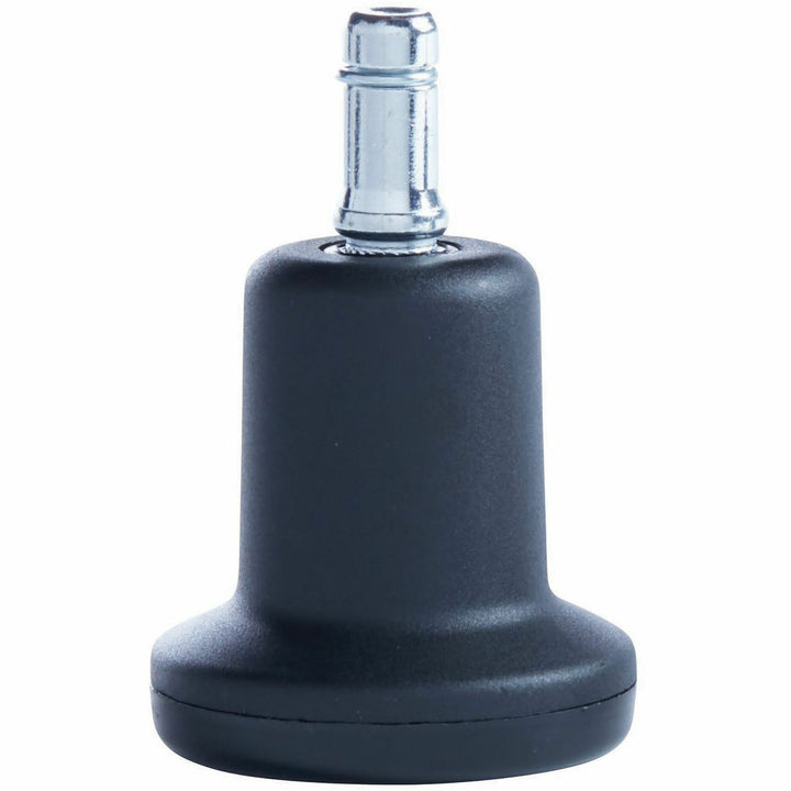 Image of Master Caster® High Profile Bell Glides, Grip Ring Type B Stem, 2.19" x 2.31" Glide, Matte Black, 5/Set