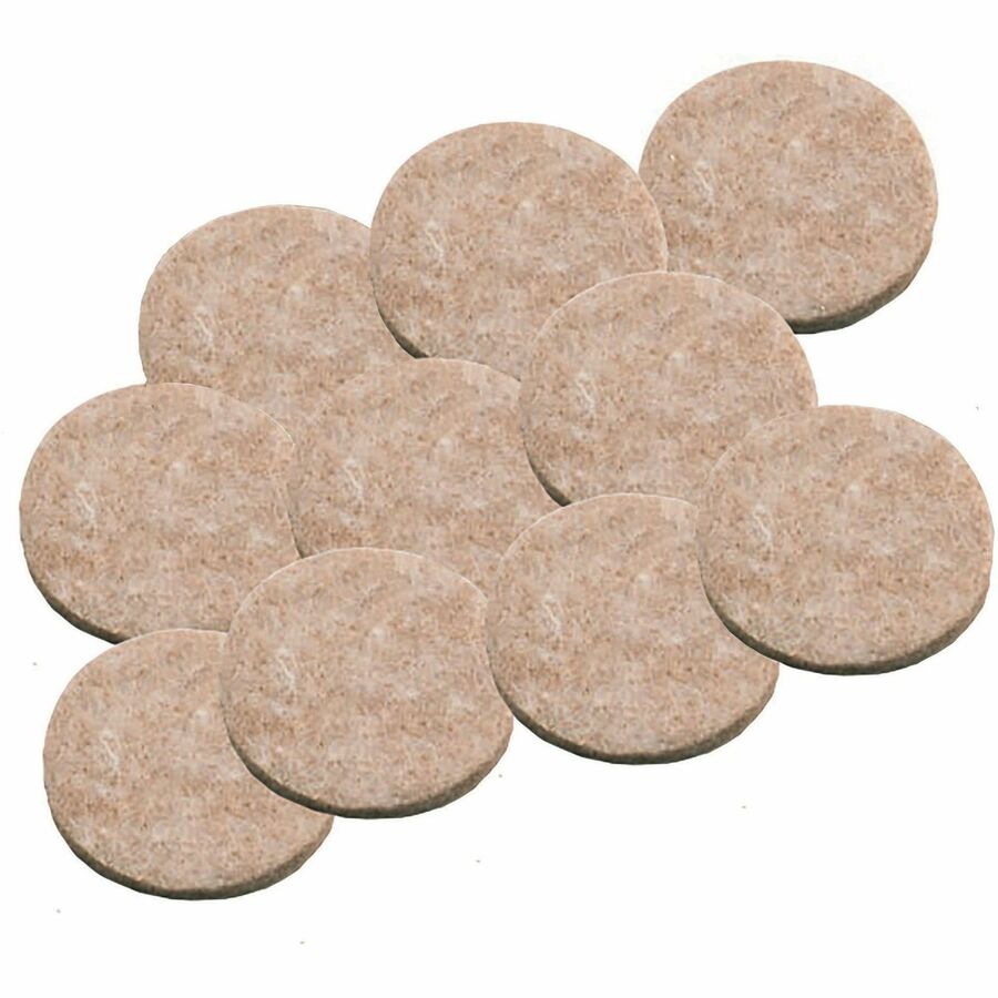 Image of Master Caster® Felt Pads, Round, 3/4" Diameter, 20/PK, Beige