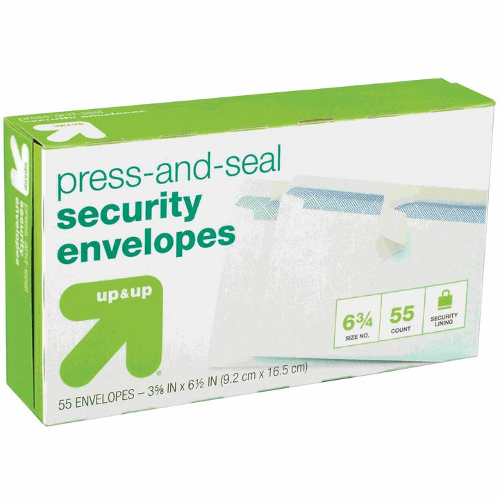 Image of Mead® Security Envelopes, Self-Sealing, No 6.7, 55/BX, White