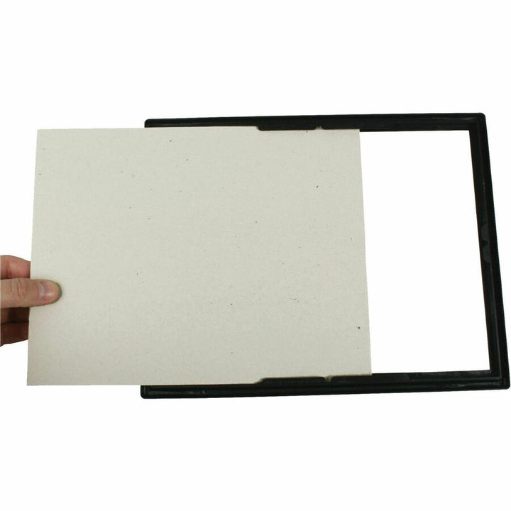 Image of Glolite Nudell LLC Document Frame, Easy Slide-In Feature, 8-1/2"x11", 3/PK, BK