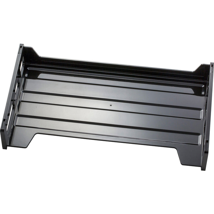 Image of Officemate Side Loading Stackable Desk Tray, 16-1/4"x9"x2-4/5", BK
