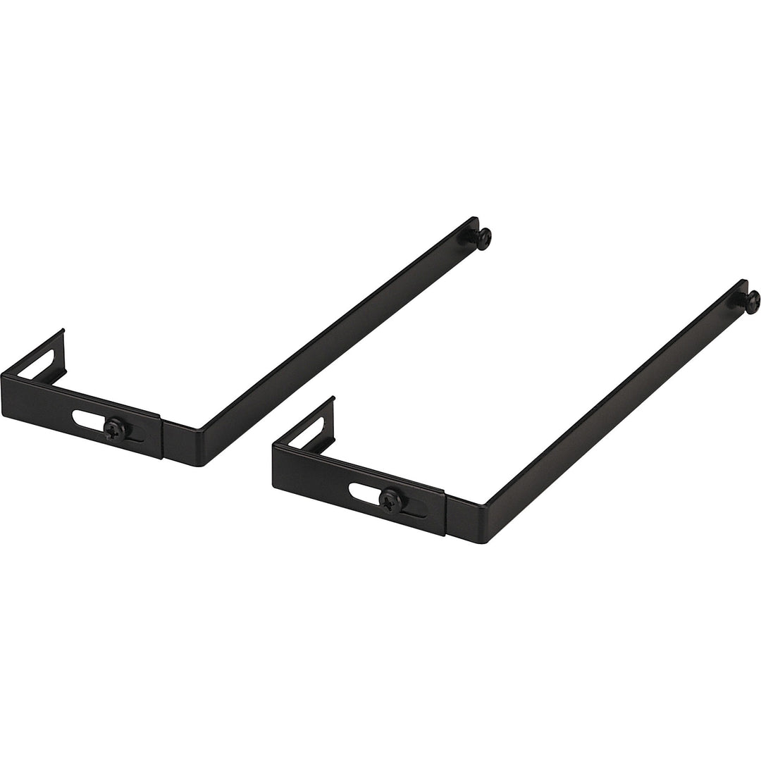 Image of Officemate 21460 Adjustable Partition Hangers, x 7" Length, Metal, Black, 2 / Pair