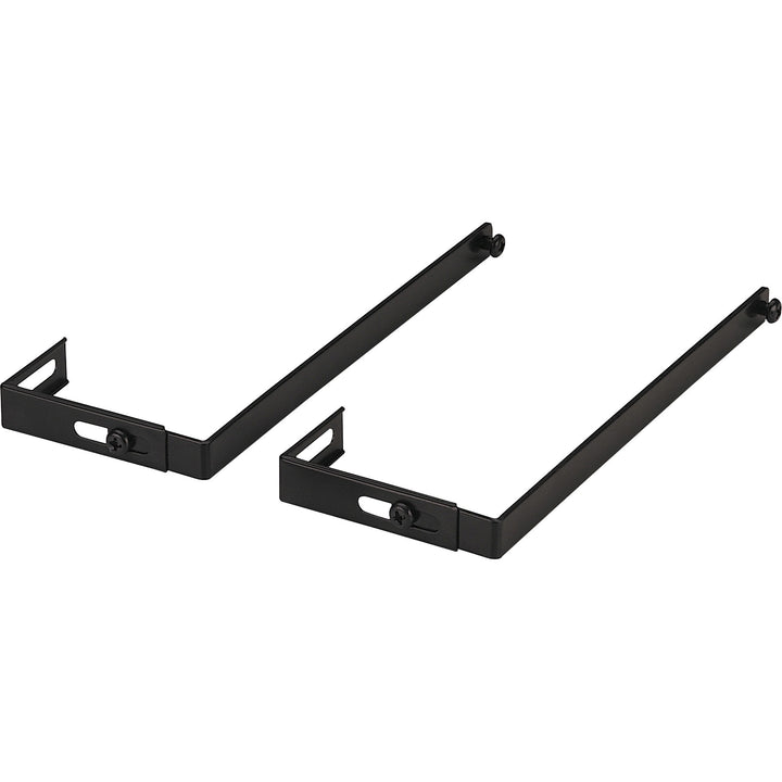 Image of Officemate 21460 Adjustable Partition Hangers, x 7" Length, Metal, Black, 2 / Pair