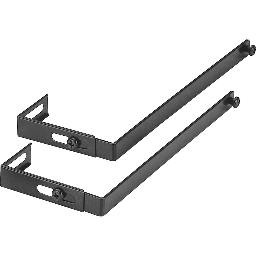 Image of Officemate 21460 Adjustable Partition Hangers, x 7" Length, Metal, Black, 2 / Pair