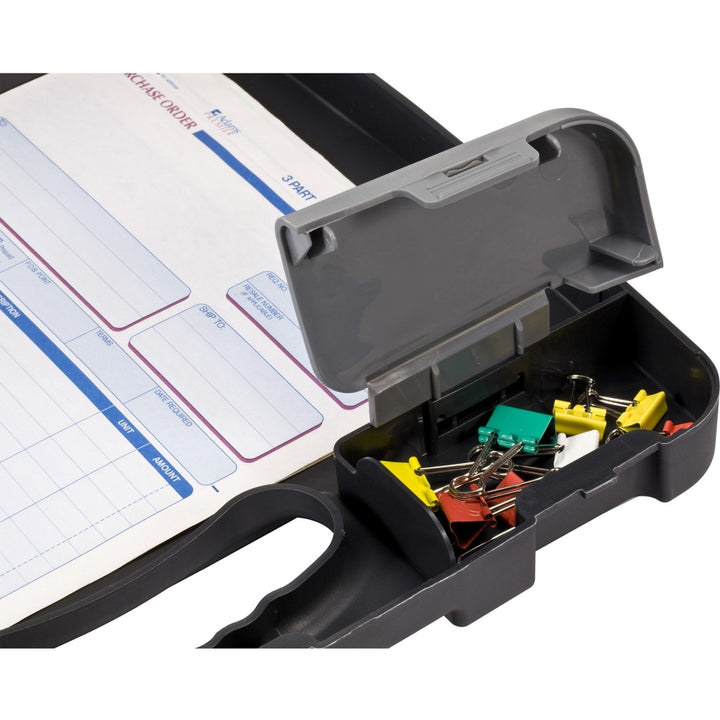 Image of Officemate Clipboard Storage Case,Hand Grips,11-3/4"x14-1/2"x1-1/2",GY