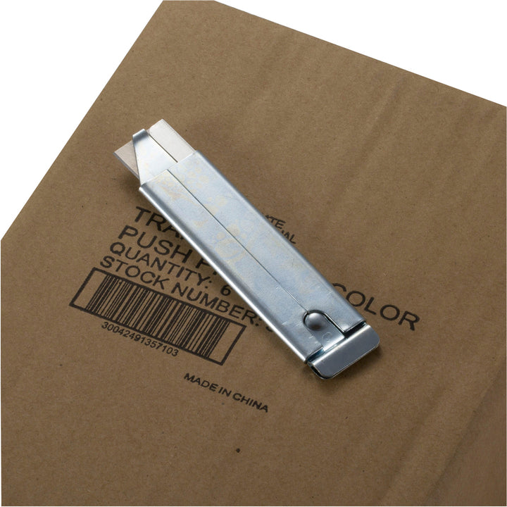 Image of Officemate Carton Cutter, Single-Sided Razor, 4"x1/8"x7/8",12/BX, SR