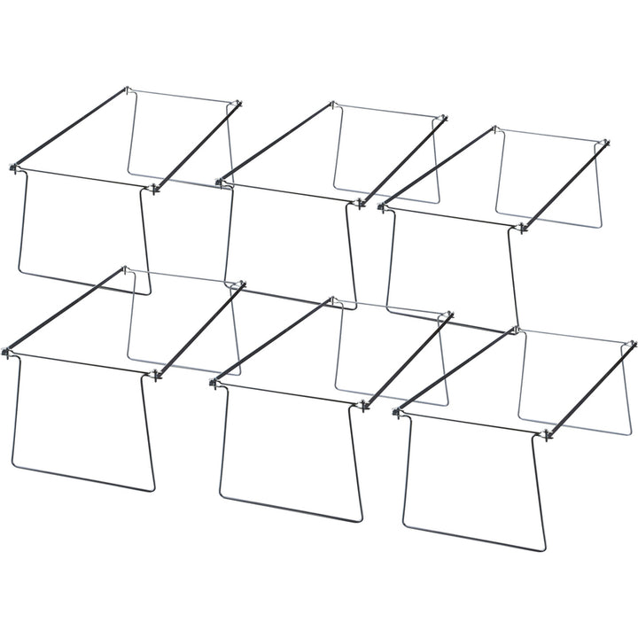 Image of Officemate Hanging Folder Frames,Ltr,12-5/8"x9-1/8",Adj 24"-27",6/BX