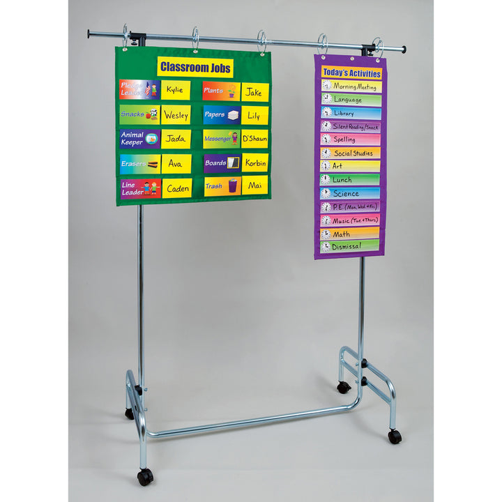 Image of Pacon® Pocket Chart Stand, Adjustable 42" to 77" W-48" to 78" H