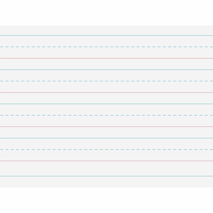 Image of Pacon® Handwriting Paper,f/Pre-K&K,10-1/2"x8",1-1/8" Rld,500/RM,WE
