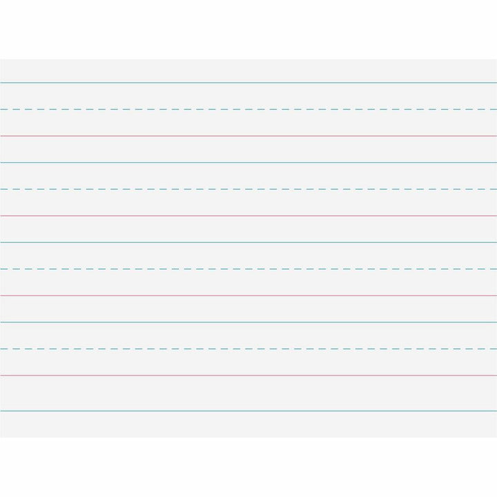 Image of Pacon® Handwriting Paper,f/Pre-K&K,10-1/2"x8",1-1/8" Rld,500/RM,WE