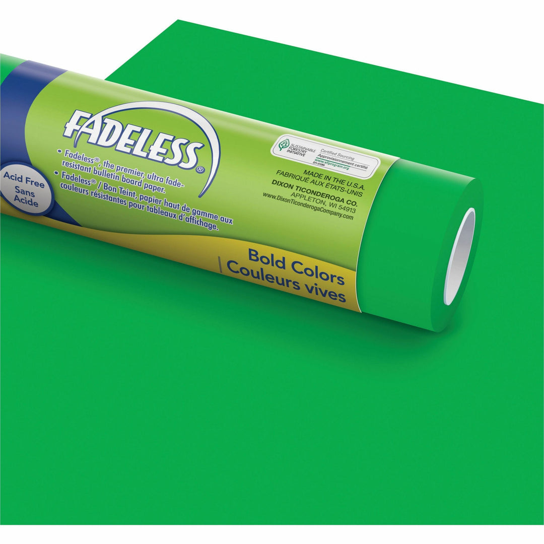 Image of Pacon® Art Paper Roll, Fadeless, 48" x 50', 50 lb, Apple Green