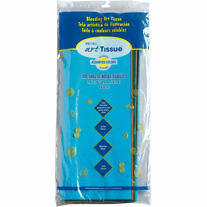 Image of Pacon® Spectra Art Tissue, 23 lb Tissue Weight, 20 x 30, Assorted, 100/Pack
