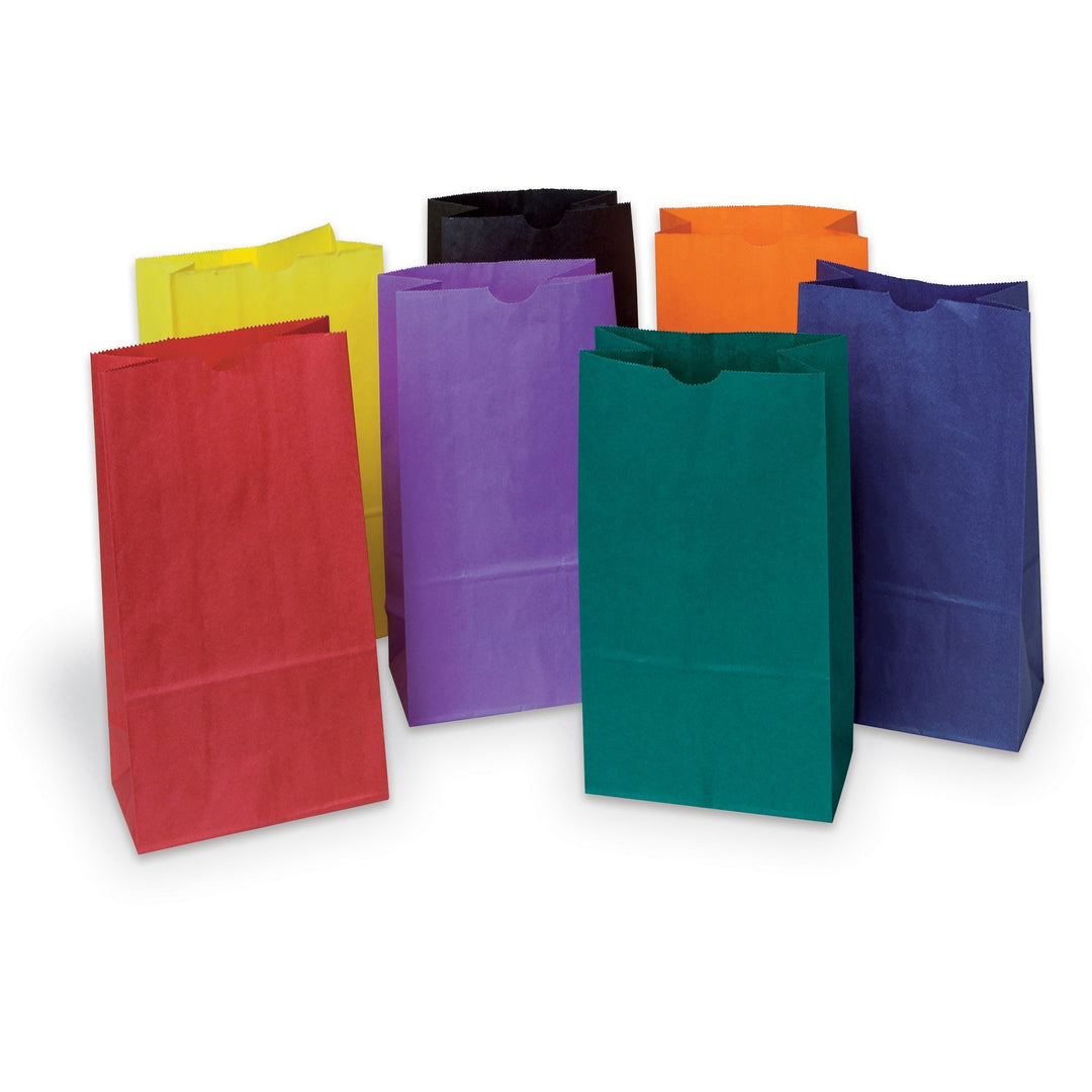 Image of Creativity Street 72140 Kraft Bag, Art Project, Craft Project, Bag, Hat, 11" H x 6" Width, Assorted, Kraft, 28 / Pack