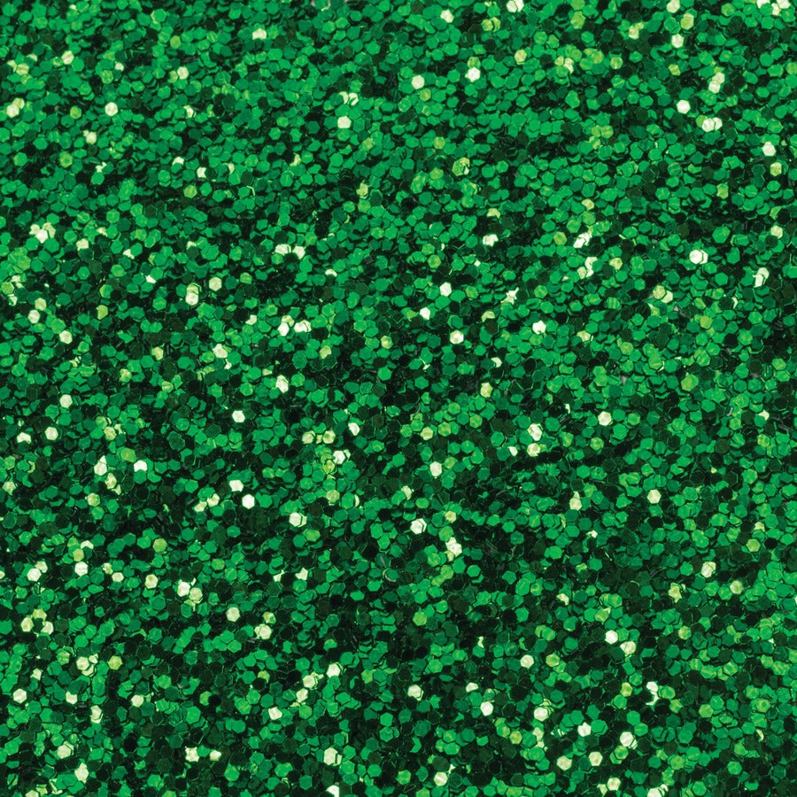 Image of Pacon® Spectra Glitter, 0.04 Hexagon Crystals, Green, 16 Oz Shaker-Top Jar