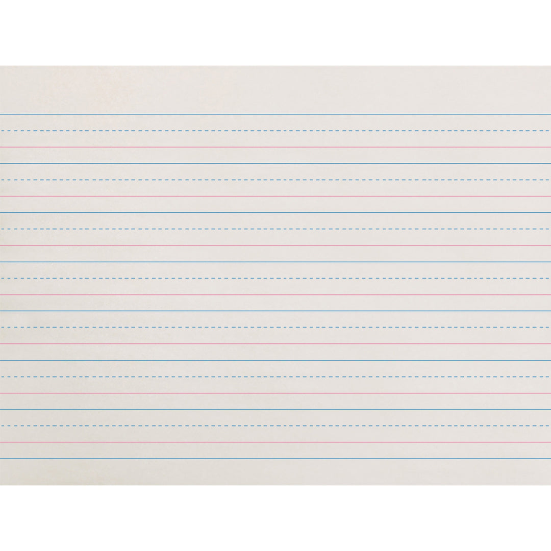 Image of Pacon® Newsprint w/Broken Midline,5/8"Rule,10-1/2"x8",500/PK,WE